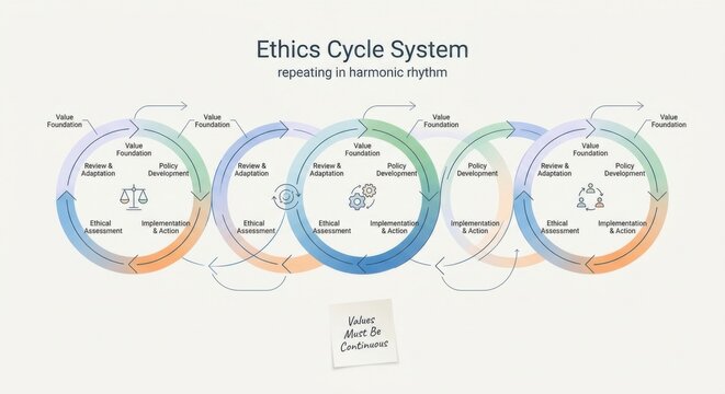 Ethics Cycle System Repeating in Harmonic Rhythm