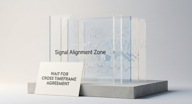 Stacked Transparent Panels With Signal Alignment Zone and Textual Information