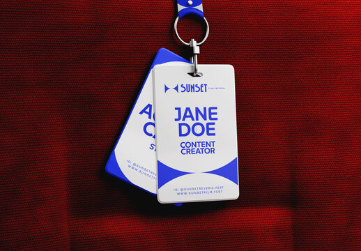 ID Card Mockup