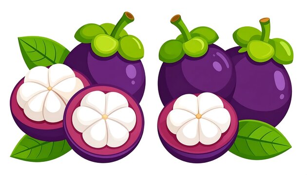 Purple grapes and green apples on purple plate.