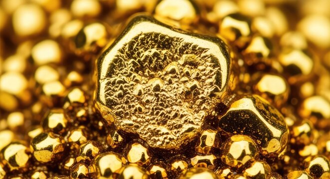 This high resolution gold mineral texture features rich metallic tones and intricate sparkling details, perfect for elegant luxury designs, mineral, rock, glint