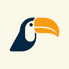 Naklejka premium Toucan Logo