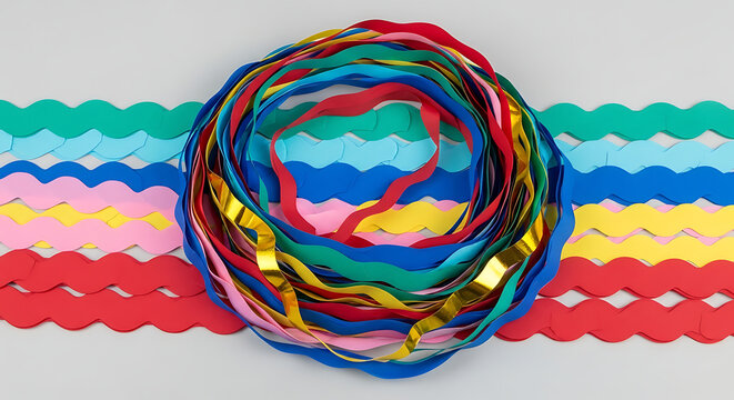 Colorful macrame bracelet with beads