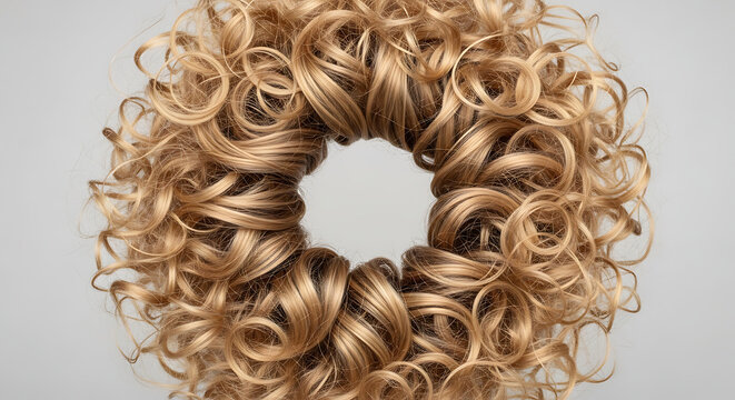 Dried corn husk wreath decoration