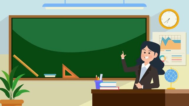 teacher in classroom