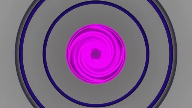超伝導量子ビットゲートが開きマゼンタの磁束渦が現れる、俯瞰視点の抽象CG背景