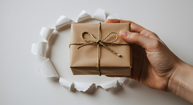 Gift Wrap Hand Hold