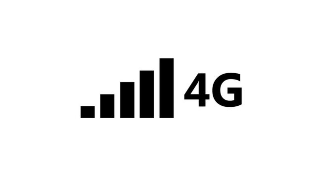 Mobile Network Signal Strength Animation