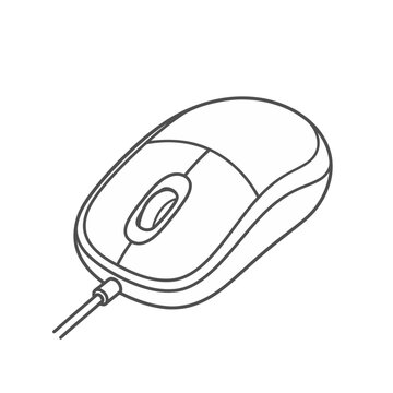 Computer Mouse Outline