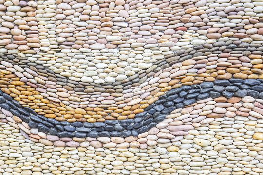 decorative stone wall  plant pattern texture background