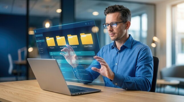 Enterprise resource planning ERP and document management system DMS for business workflow.
