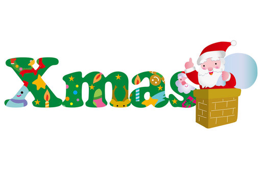 クリスマスのタイポグラフィ
