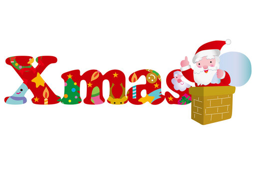 クリスマスのタイポグラフィ
