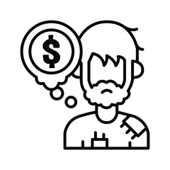 Fototapeta premium Poor Finance