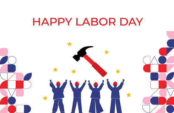 Labor day usa closed, We will be closed for labor day sign with american flag, Business closed for labor day with american flags, We will be closed on labor day announcement with american flag