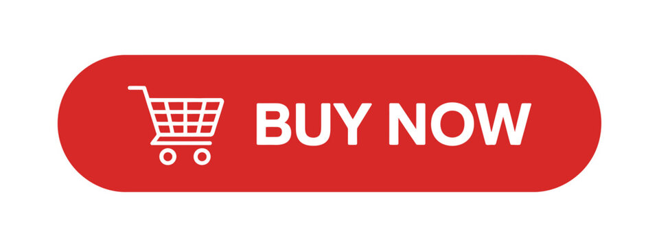 Buy now button for ecommerce shopping interface, online purchase, retail checkout, digital store and promotional call to action