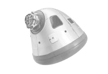 capsule spacecraft halftone reentry module astronaut mission lander cosmos aerospace scientific isolated technology illustration graphic orbit exploration vector © Josnara