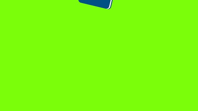Boarding passe for world travel and summer vacation planning. Blue international passport with flight tickets. Document for tourism and global journey concept. 2d flat animation. Video. Alpha channel