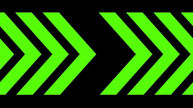 Right-directional arrow loop animation. Animated arrows for the overlay video layer. 4k animation. arrow loading icon animation, indicate the roadmap icon