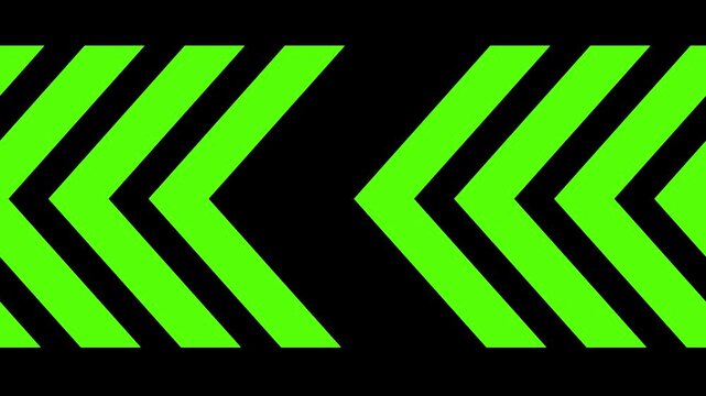 Left-directional arrow loop animation. Animated arrows for the overlay video layer. 4k animation. arrow loading icon animation, pointer showing opposite direction.