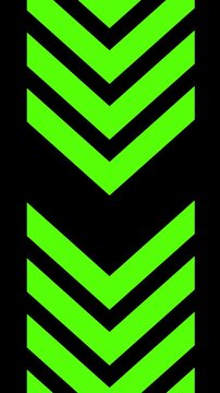 Animated arrow indicate slide to down. Arrow sign. swipe icon video animation. directional arrow loop, direction arrow line loop animation. blinking arrow navigation. arrow loop animation 4k