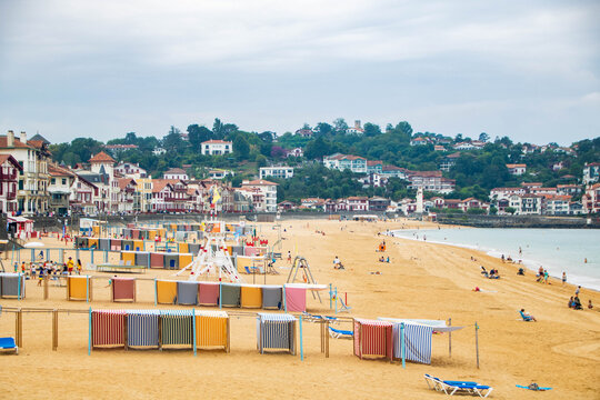 Coastal View in Saint-Jean-de-Luz, Basque Country, France