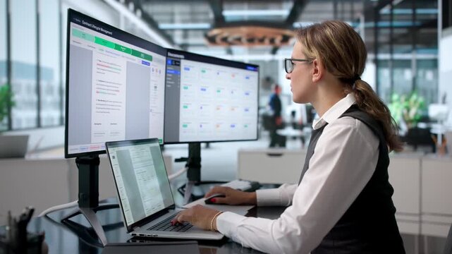 Contract Manager Carefully Reviews Vendor Agreements