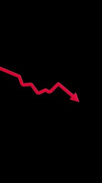 Declining Graph Arrow