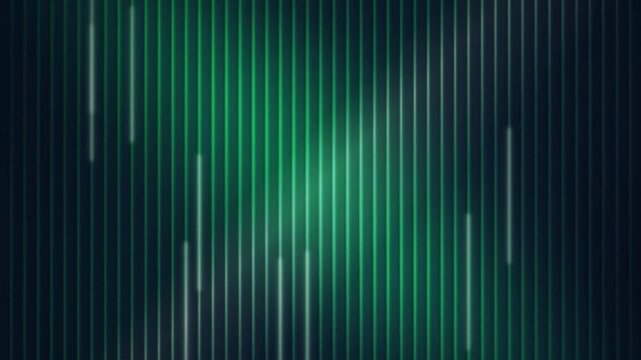 Glowing vertical lines slide on a grid in a seamless loop