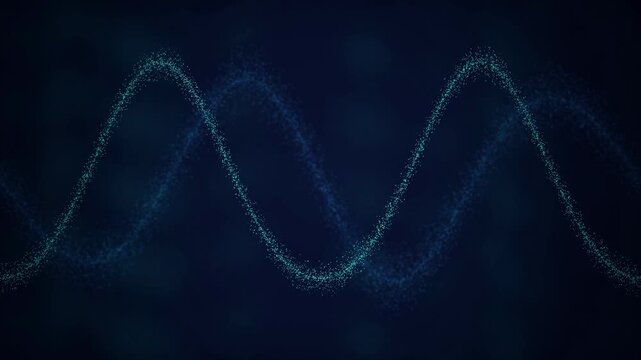 Particles flow along a digital double helix in a seamless loop