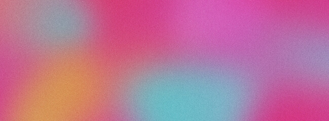 Vibrant pink and teal gradient background with subtle grain texture for digital design. © SmoothGradients