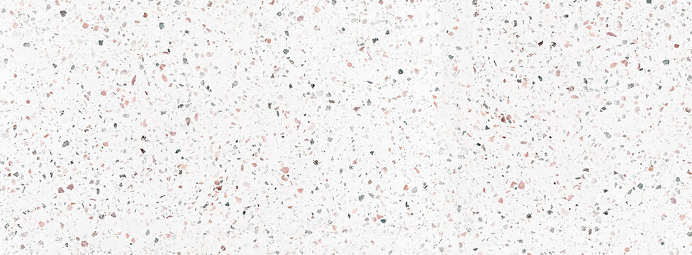 white terrazzo paper background seamless vector pattern.