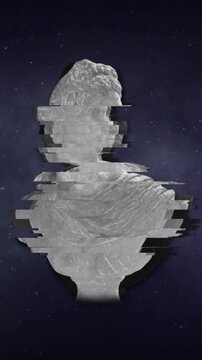 Animation of interference and sculpture over space