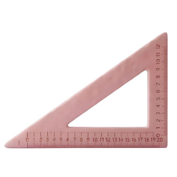 cute clay right angle triangle ruler