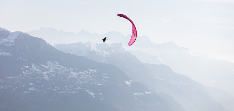 Parapente en hiver