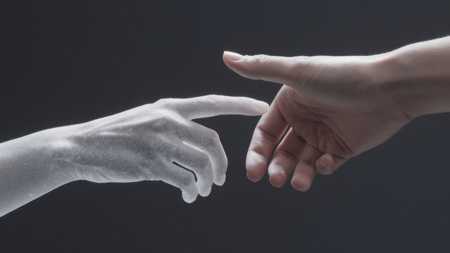 Human Connection Through Touch with Ethereal Hand Interactions