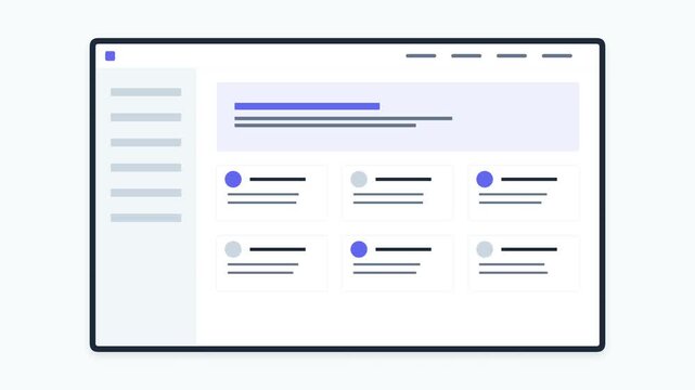 Responsive Web Interface Layout Transitioning Smoothly