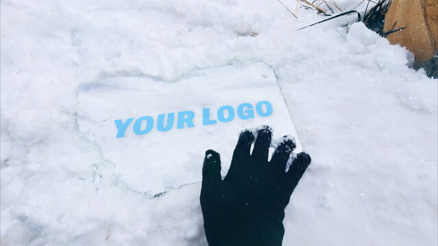2026 Mogrt Under Snow Logo Reveal