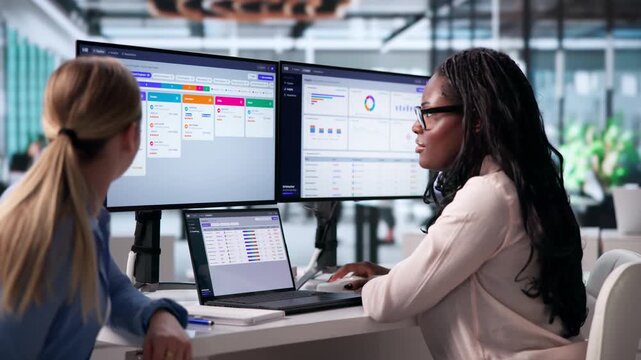 Human Resources Manager Discusses Candidate Scheduling While