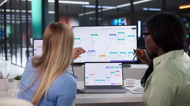 Business Analyst And Project Manager Optimizing Workflow