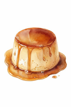 Banh Flan Caramel Custard.svg