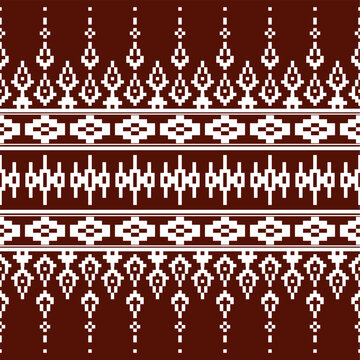 Christmas fair isle pattern design for fashion textiles, knitwear and graphics