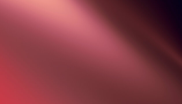 Abstract red gradient background with soft smooth light transitions