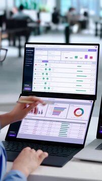Procurement Manager Reviews Purchase Requisition Status