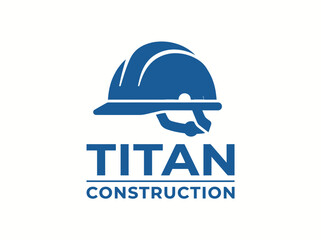 Fototapeta premium Titan Construction Logo Design.