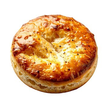 斜め横から見た厚みのある食事向けスコーン