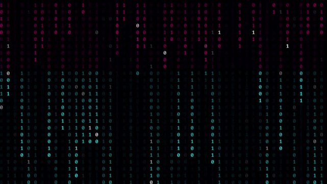 abstract background with Digital ward rain