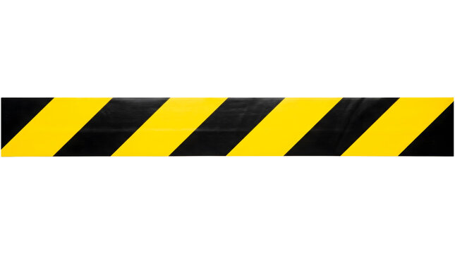 Warning Tape Caution Border Yellow black diagonal warning stripe tape pattern safety caution border design element