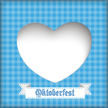 Oktoberfest Cover mit transparentem Herz