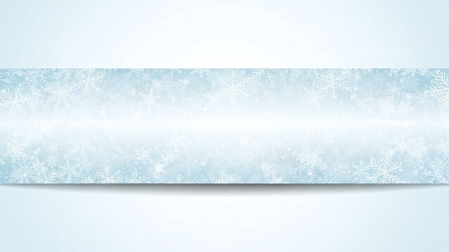 Frosted winter texture with icy blue snowflake pattern for cold season design background